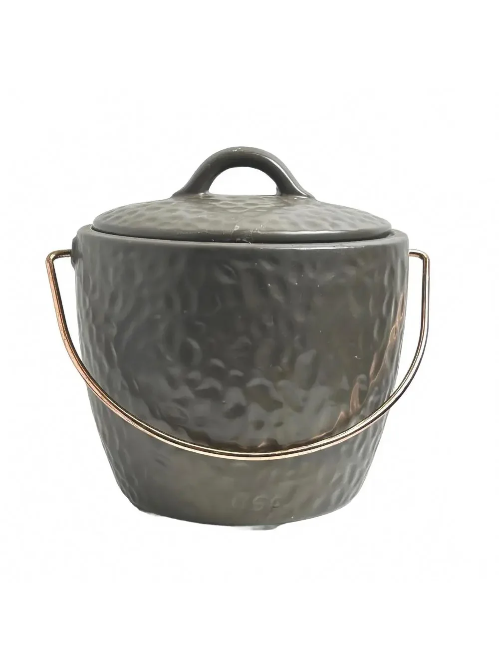 Vintage McCoy Ceramic “Cookie Kettle” with Lid and Handle